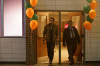 James Marsden as Oliver Lawless and Jack Black as Dan Landsman in "The D Train."