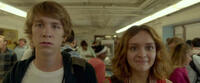 Thomas Mann as Greg and Olivia Cooke as Rachel in "Me and Earl and The Dying Girl."