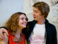 Olivia Cooke as Rachel and Thomas Mann as Greg in "Me and Earl and The Dying Girl."