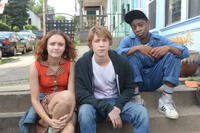 Olivia Cooke as Rachel, Thomas Mann as Greg and RJ Cyler as Earl in "Me and Earl and The Dying Girl."
