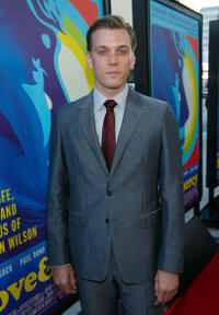 Jake Abel at the California premiere of "Love & Mercy."