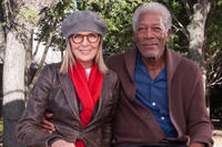 Diane Keaton and Morgan Freeman in "5 Flights Up."