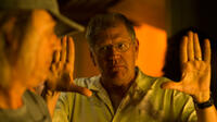 Director Robert Zemeckis and DP Darek Wolski on the set of "The Walk."