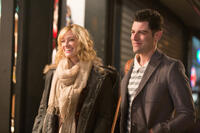 Beth Behrs as Brooklyn and Max Greenfield as John Fremont in "Hello, My Name is Doris."