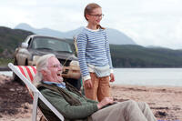 Billy Connolly as Gordy McLeod and Emilia Jones as Lottie in "What We Did On Our Holiday."