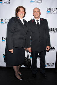 Sue-Ellen Betts and James Betts III at the New York premiere of "Captive."