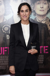 Director Sarah Gavron at the New York premiere of "Suffragette."
