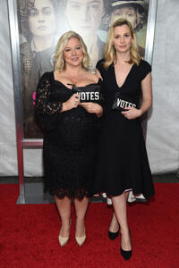 Alison Owen and Faye Ward at the New York premiere of "Suffragette."