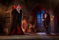 Mel Brooks voices Vlad, Selena Gomez voices Mavis, Adam Sandler voices Dracula and Andy Sabmerg voices Jhonny in "Hotel Transylvania 2."