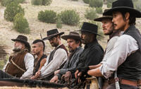 A scene from "The Magnificent Seven."
