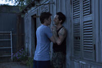 Hayden Christensen as James and Adrien Brody as Frankie in "American Heist."