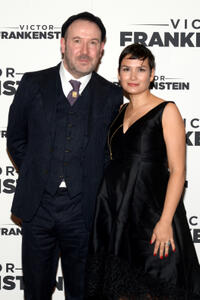 Director Paul McGuigan and Natasha Noramly at the New York premiere of "Victor Frankenstein."