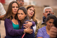 Kate Del Castillo as Katty and Naomi Scott as Escarlette in "The 33."