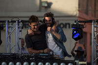 Zac Efron as Cole and Wes Bentley as James in "We Are Your Friends."