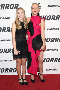 Bridget McGarry and Chloe Sevigny at the New York premiere of "#Horror."