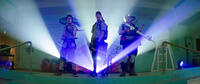 Logan Miller as Carter, Tye Sheridan as Ben and Joey Morgan as Augie in "Scouts Guide To The Zombie Apocalypse."