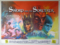 Poster art for "The Sword and the Sorcerer."