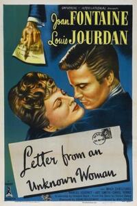 Poster art for "Letter From an Unknown Woman."