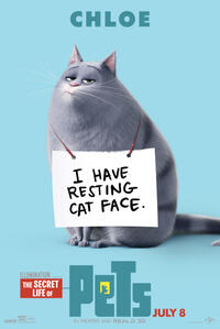 Character poster for "The Secret Life of Pets."