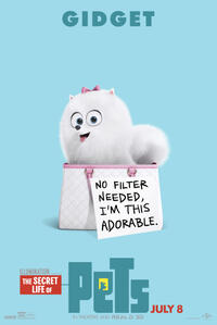 Character poster for "The Secret Life of Pets."