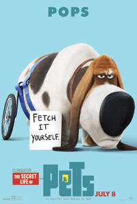 Character poster for "The Secret Life of Pets."
