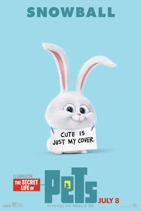 Character poster for "The Secret Life of Pets."