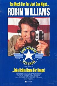 Poster art for "Good Morning Vietnam."