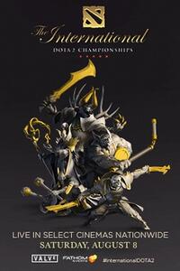 Poster art for "The International DOTA 2 Championship."