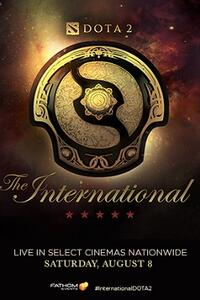Poster art for "The International DOTA 2 Championship."
