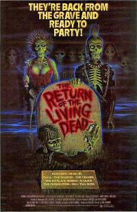 Poster art for "Return of the Living Dead."