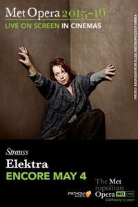Poster art for "The Metropolitan Opera: Elektra ENCORE."
