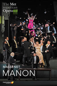 Poster art for "The Metropolitan Opera: Manon ENCORE."