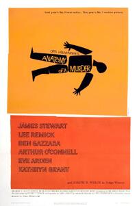 Poster art for "Anatomy of a Murder."