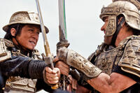 Jackie Chan as Huo An and John Cusack as Lucius in "Dragon Blade."