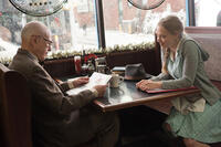 Alan Arkin as Bucky and Amanda Seyfried as Ruby in "Love The Cooper."