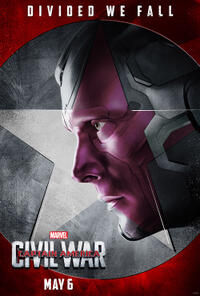 The Vision in Captain America: Civil War poster