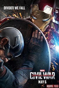 Poster art for "Captain America: Civil War."