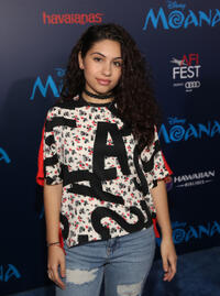 Alessia Cara at the California premiere of "Moana."