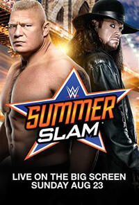Poster art for "WWE Summer Slam 2015."