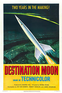 Poster art for "Destination Moon."