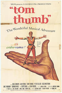 Poster art for "Tom Thumb."