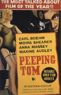 Poster art for "Peeping Tom."
