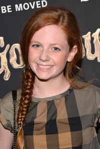 Clare Foley at the New York premiere of "Goosebumps."