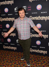 Jack Black at the New York premiere of "Goosebumps."