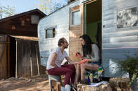 Dov Tiefenbach as Logan and Krysten Ritter as Ruby in "Asthma."