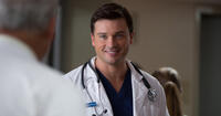 Tom Welling as Dr. Ryan McCarthy in "The Choice."