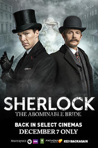 Poster art for "SHERLOCK: THE ABOMINABLE BRIDE."