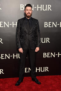 Toby Kebbell at the California premiere of "Ben-Hur."