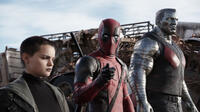 Brianna Hildebrand as Negasonic Teenage Warhead, Ryan Reynolds as Wade and Colossus voiced by Stefan Kapicic in "Deadpool."