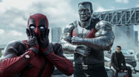 Ryan Reynolds as Wade and Colossus voiced by Stefan Kapicic in "Deadpool."